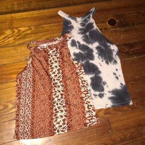 Two crop tops